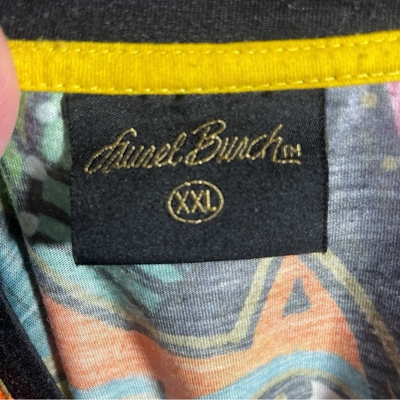 Laurel Burch Laurel's Garden Vibrant Abstract Women's T-Shirt Size XXL - Picture 9 of 11